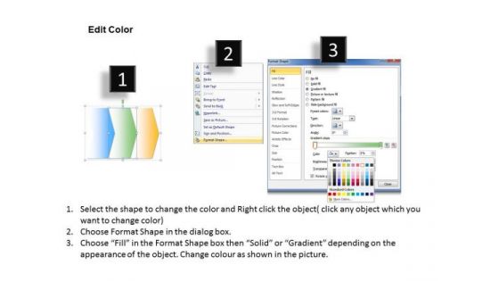 Ppt Linear Process Flow PowerPoint Template 3 State Diagram Templates