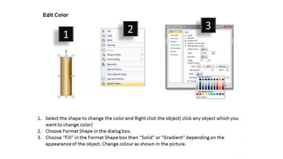 Ppt Linear Sequence 7 Stages5 PowerPoint Templates