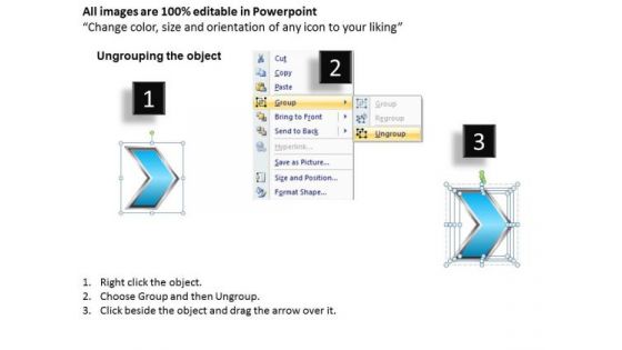 Ppt Linear Set Of Arrow Process 6 State Diagram PowerPoint Templates