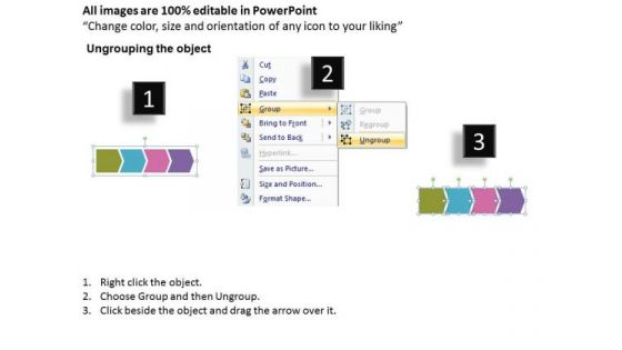 Ppt Linear Steps Business Process Management Diagram PowerPoint Free Templates