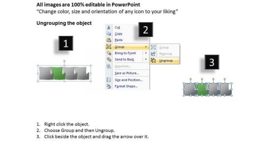 Ppt Mechanism Of Four Stages Marketing Linear Flow Project Management PowerPoint 3 Image