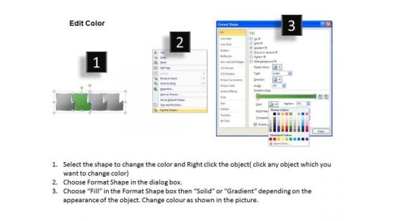 Ppt Mechanism Of Four Stages Marketing Linear Flow Project Management PowerPoint 3 Image