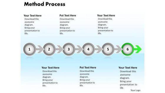 Ppt Method To Show Six Steps In Communication Process PowerPoint Presentation Templates