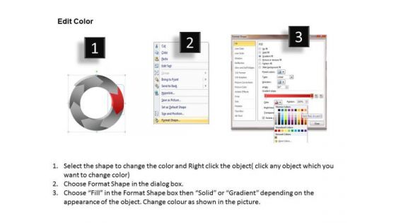 Ppt Oval 3d Arrows PowerPoint 7 Phases Templates