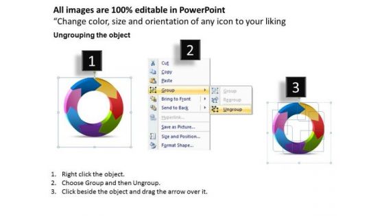 Ppt Oval 3d Arrows PowerPoint 7 Points Templates
