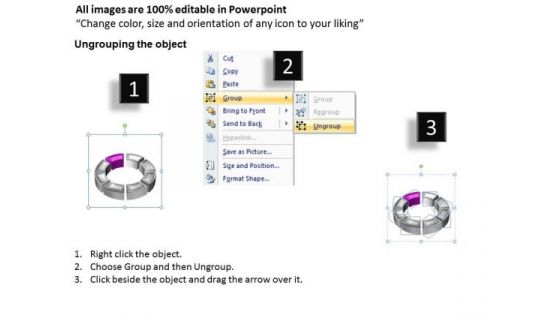 Ppt Pink Animated Text Cycle Cause And Effect Diagram PowerPoint Template Templates