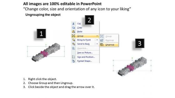 Ppt Pink Puzzle Step PowerPoint Presentation Tips Diagrams Templates