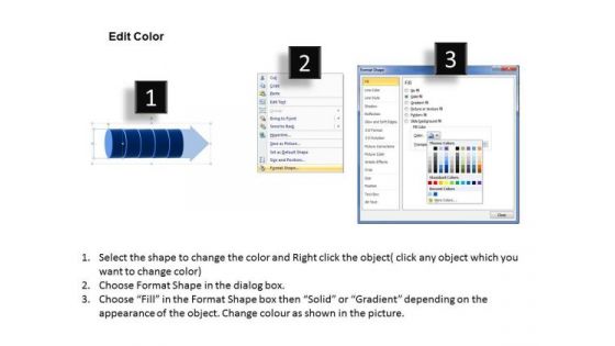 Ppt PowerPoint Presentation Circular Flow Of 5 Steps Involved Development Templates