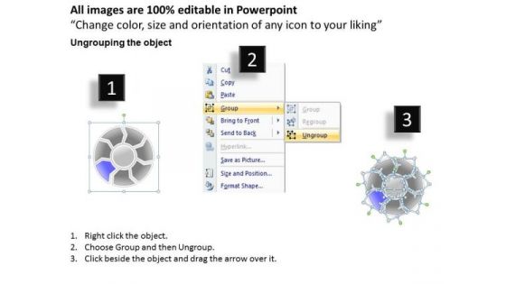 Ppt PowerPoint Presentation Circular Structure 7 Phase Diagram Templates