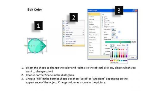 Ppt PowerPoint Slide Numbers A Procedure Or Timeline 2007 Templates