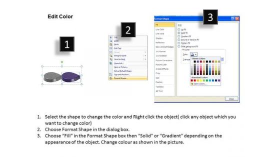 Ppt Purple Step To Success Using Circular Motion PowerPoint Arrow Templates