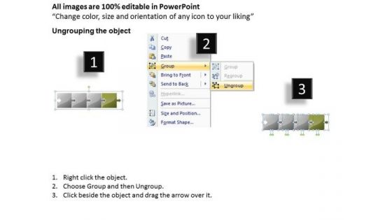 Ppt Puzzle Diamond Mining Process PowerPoint Presentation Linear Flow Templates