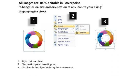 Ppt Recycle Process In Circular PowerPoint Menu Template Manner 8 Stages Templates