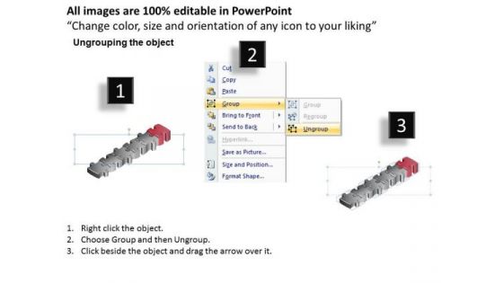Ppt Red Layouts PowerPoint 2003 Jigsaw Puzzle 2010 Step Templates