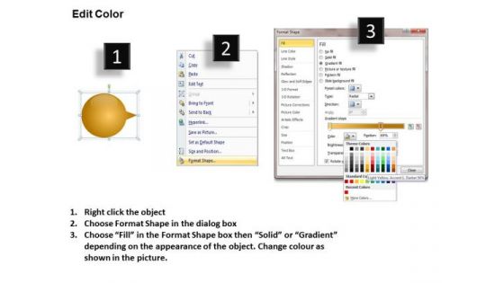 Ppt Round Arrow Speech Bubbles 2 Power Point Stage PowerPoint Templates