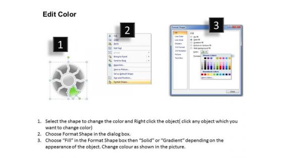 Ppt Round Frame 8 Stages PowerPoint Templates