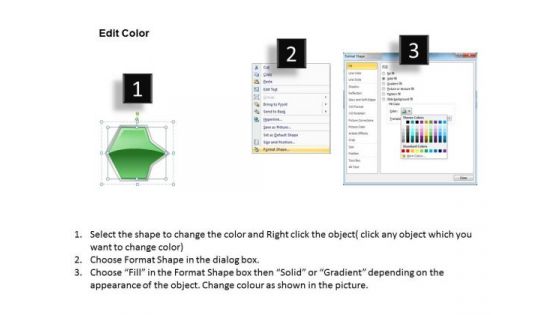 Ppt Sequential Flow Of Octagonal Shapes Arrows PowerPoint 7 State Diagram Templates