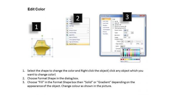 Ppt Sequential Series Of Octadic Arrows Layouts PowerPoint Free 6 Stages Yellow Templates