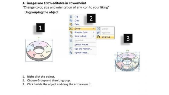Ppt Slide 1814 Business Diagram 7 Staged Circular Process Flow PowerPoint Template Sales Plan