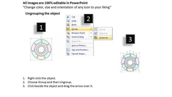 Ppt Slide 1814 Business Diagram 7 Staged Cycle PowerPoint Template Sales Plan