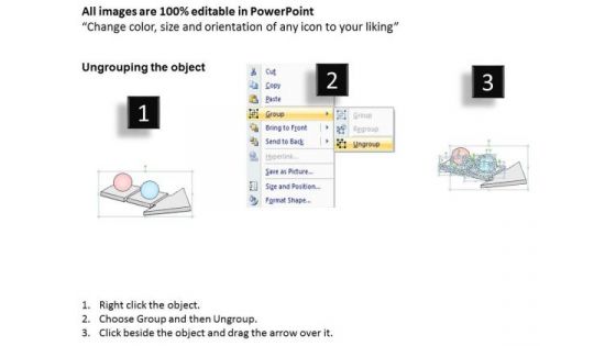 Ppt Slide 2 Step Linear Arrow Diagram Strategic Planning