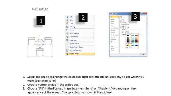 Ppt Slide 3 Staged Business Control Process Sales Plan