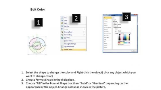 Ppt Slide 3d Circular Puzzle Diagram Strategic Planning