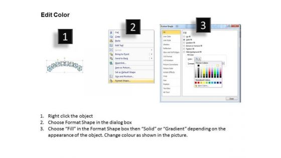 Ppt Slide 3d Cubic Structure Design Business Plan