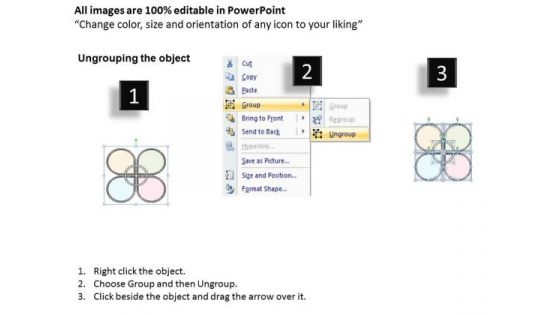 Ppt Slide 4 Staged Rounded Chart Marketing Plan