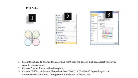 Ppt Slide 4 Staged Rounded Chart Marketing Plan