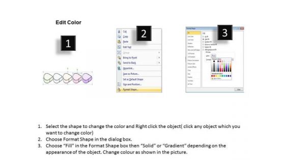 Ppt Slide 5 Staged Process Flow Diagram Strategic Planning