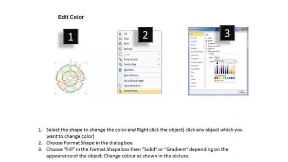 Ppt Slide 6 Staged Business Circle Design Diagrams