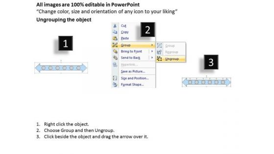 Ppt Slide Business Activities Arrow Layout Sales Plan