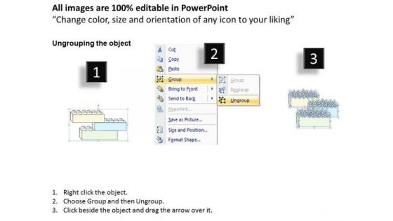 Ppt Slide Business Model Of Lego Blocks Diagrams