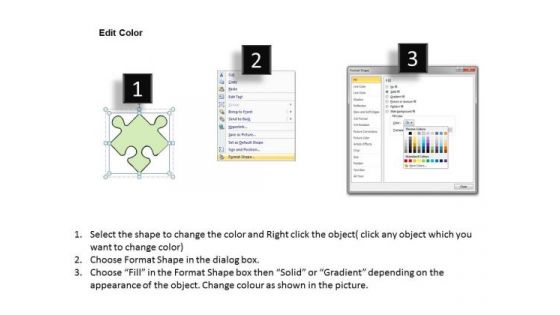 Ppt Slide Business Strategy Puzzle Design Plan