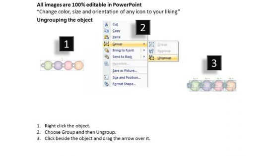 Ppt Slide Circle Process Using Text Boxes Marketing Plan