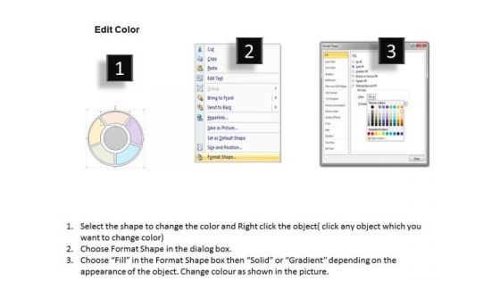 Ppt Slide Circular Series Of Business Steps Diagrams
