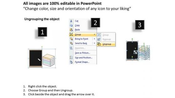 Ppt Slide Explanation Of Books Board Marketing