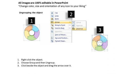Ppt Slide Flow Of Circular Direction Business Diagrams