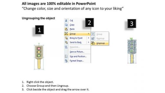 Ppt Slide Follow The Traffic Rules Marketing Plan