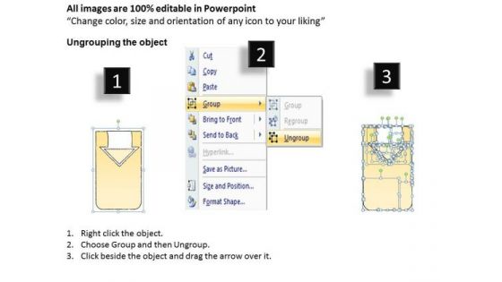 Ppt Slide Four Arrows Text Boxes Consulting Firms
