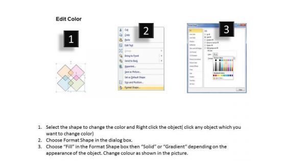 Ppt Slide Four Squares Venn Diagram Business Plan
