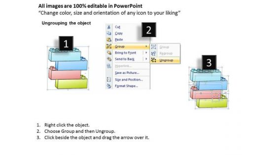 Ppt Slide Four Staged Business Process Plan
