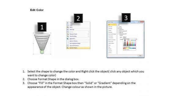 Ppt Slide Funnel Chart For Sales Process Plan