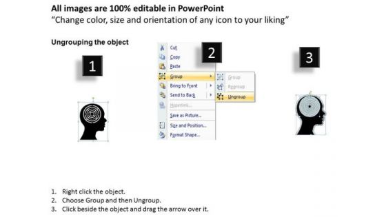Ppt Slide Human Brain Comlexity Graphic Sales Plan