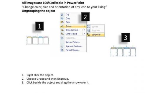 Ppt Slide Parallel Flow Text Boxes Diagram Consulting Firms