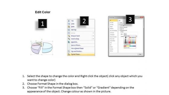 Ppt Slide Pie Chart For Business Result Sales Plan