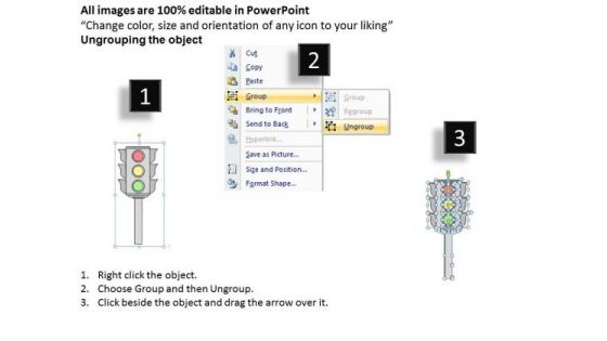 Ppt Slide Rules Of Traffic Lights Strategic Planning