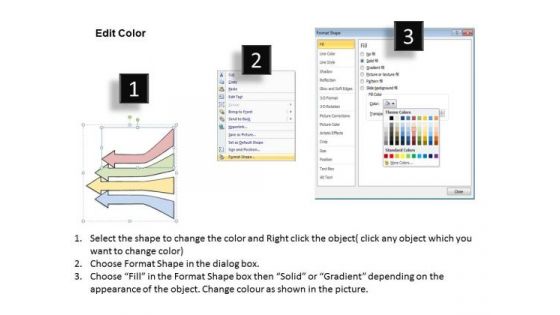 Ppt Slide Statistical Analysis With Parallel Arrows Business Diagrams