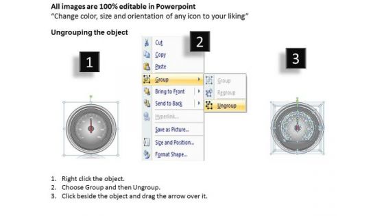 Ppt Slide Tachometer Full Dial Diagram Sales Plan
